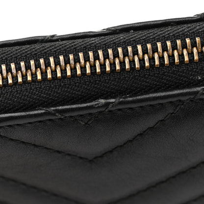 Gucci Calfskin Matelasse GG Marmont Wallet Chain Bag Black 14 of 14