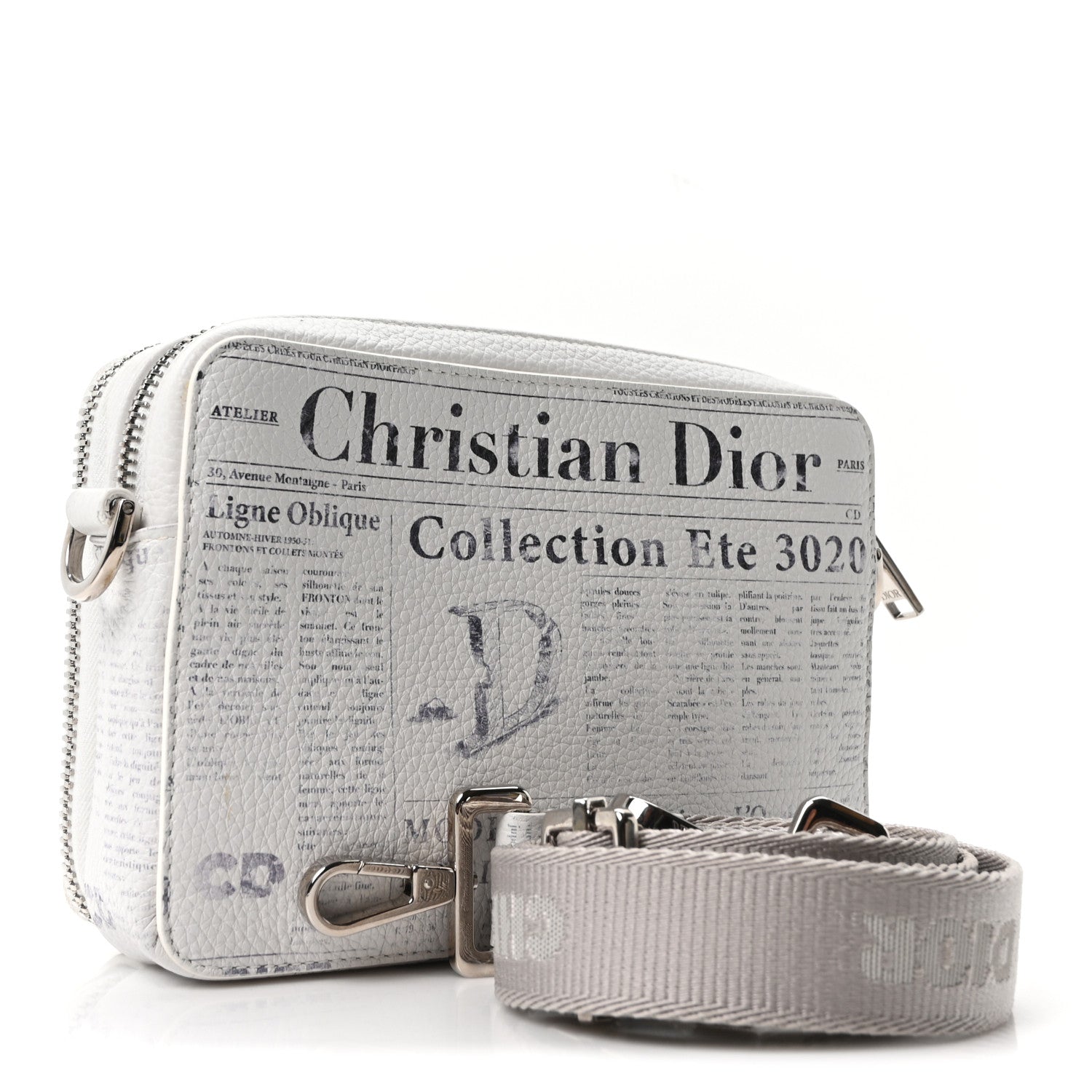 Christian Dior X DANIEL ARSHAM Grained Calfskin Newspaper