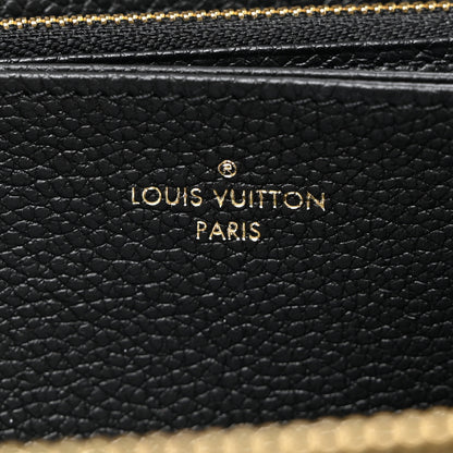 Louis Vuitton Empreinte Monogram Giant Zippy Wallet Black Beige 6 of 6