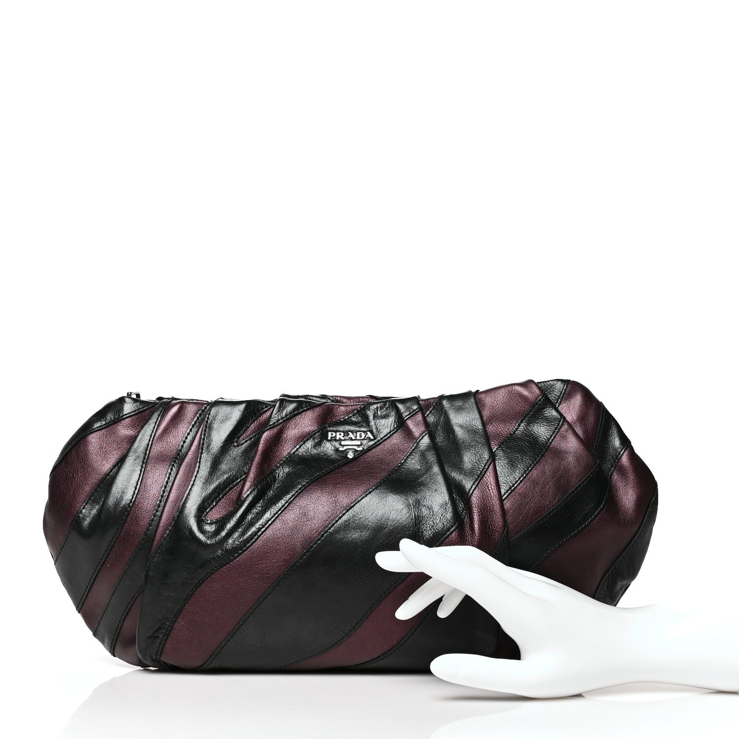 Prada Vitellino Mordo Pochette Ribes Mordore 2 of 9