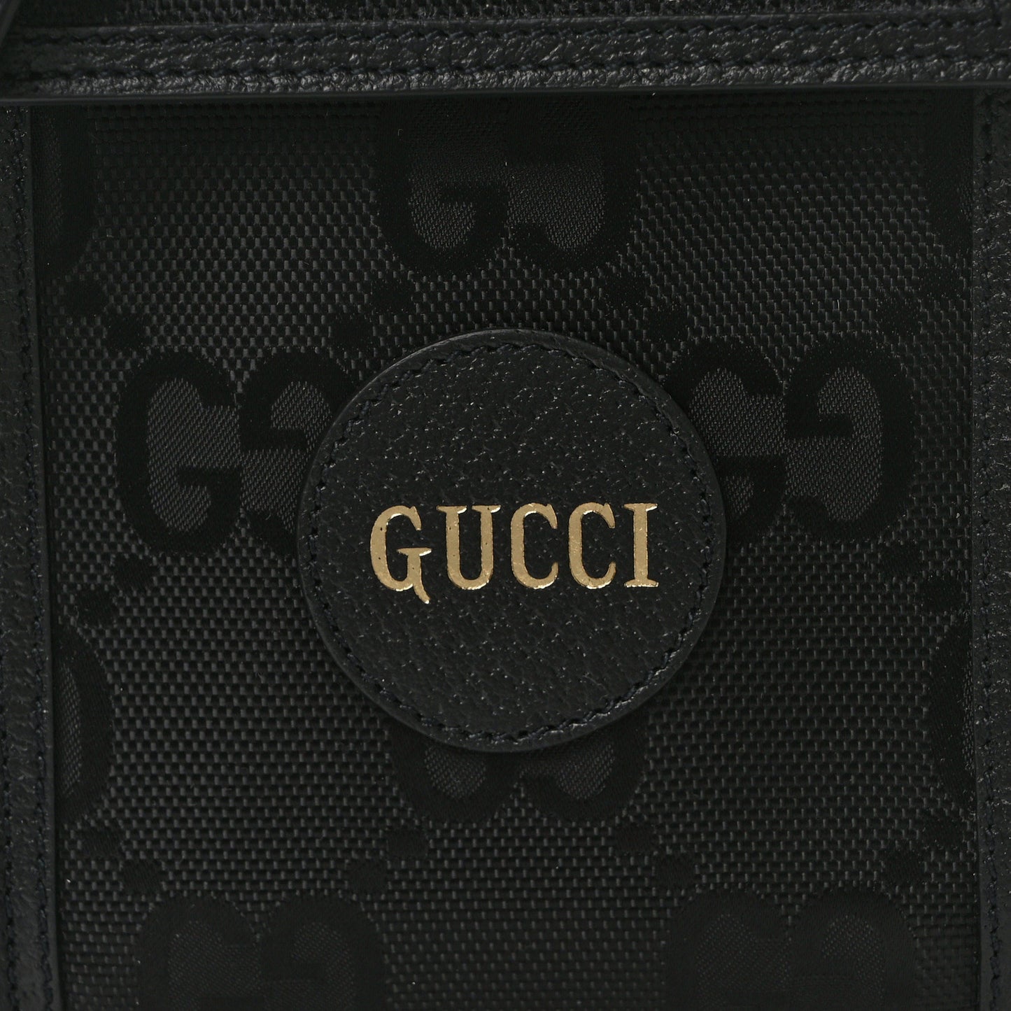 Econyl Nylon Monogram Off The Grid Crossbody Bag Black
