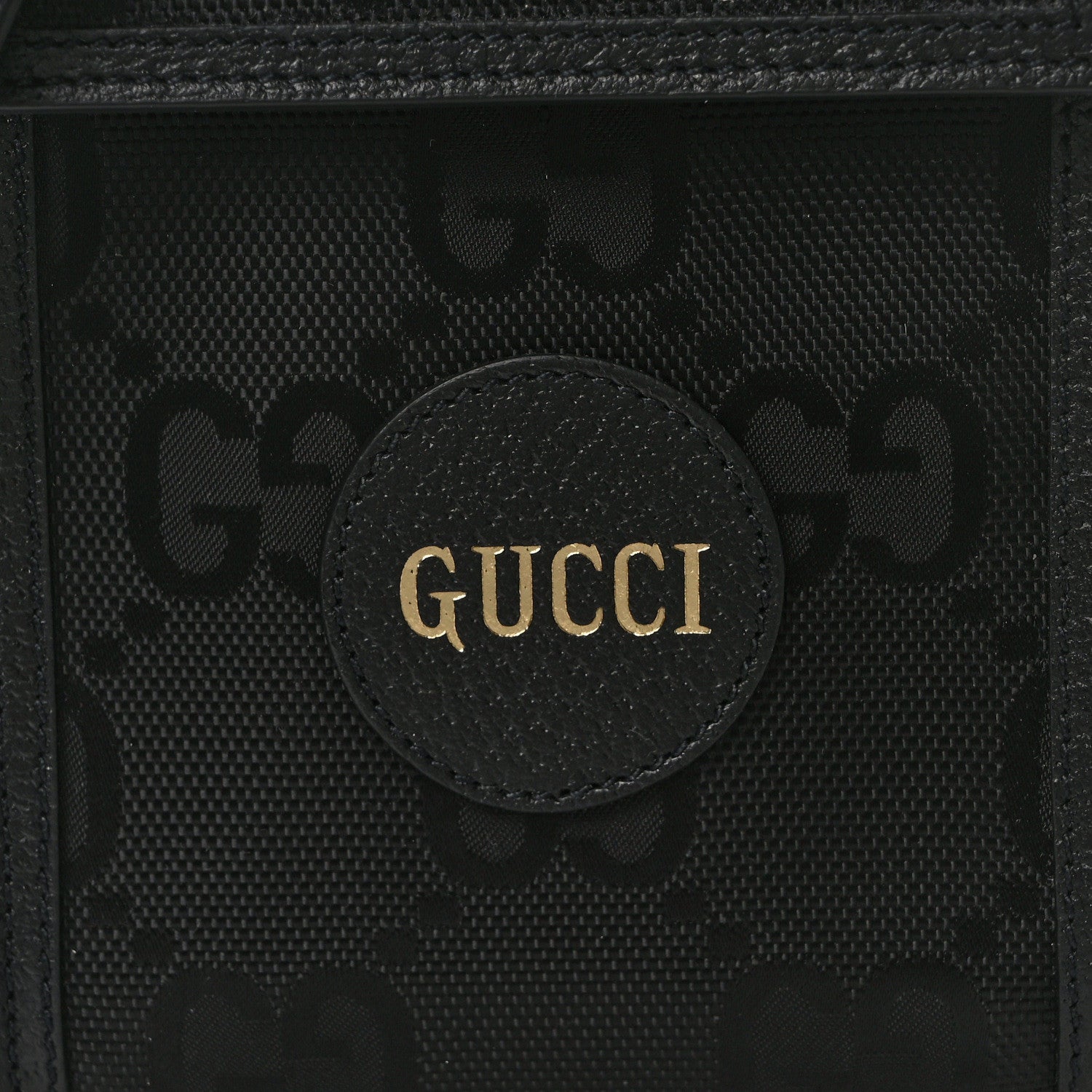 Gucci Econyl Nylon Monogram Off The Grid Crossbody Bag Black 7 of 10
