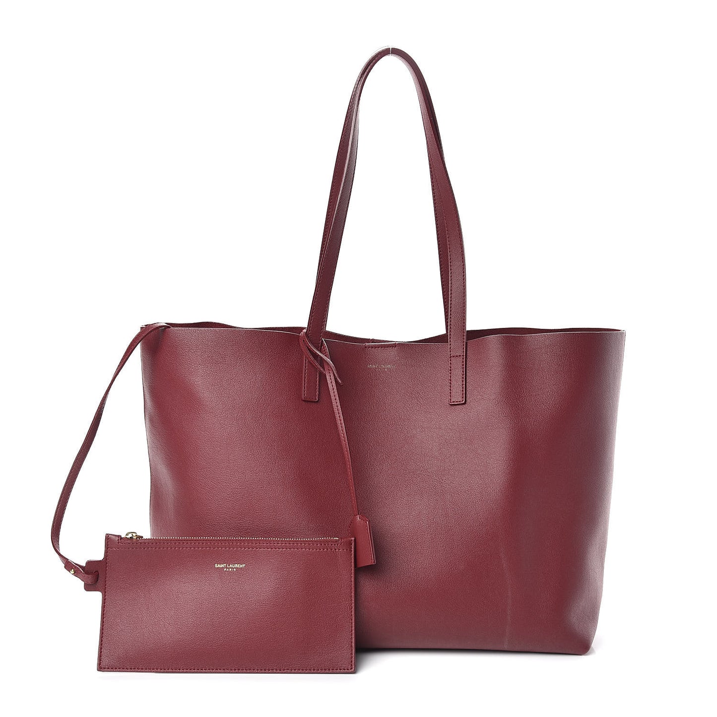 Calfskin Large Shopping Tote Palissandre