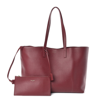 Saint Laurent Calfskin Large Shopping Tote Palissandre 1 of 9