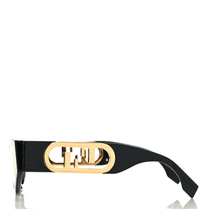 Fendi Acetate Fendi O'Lock Sunglasses FE4009I Black 3 of 7