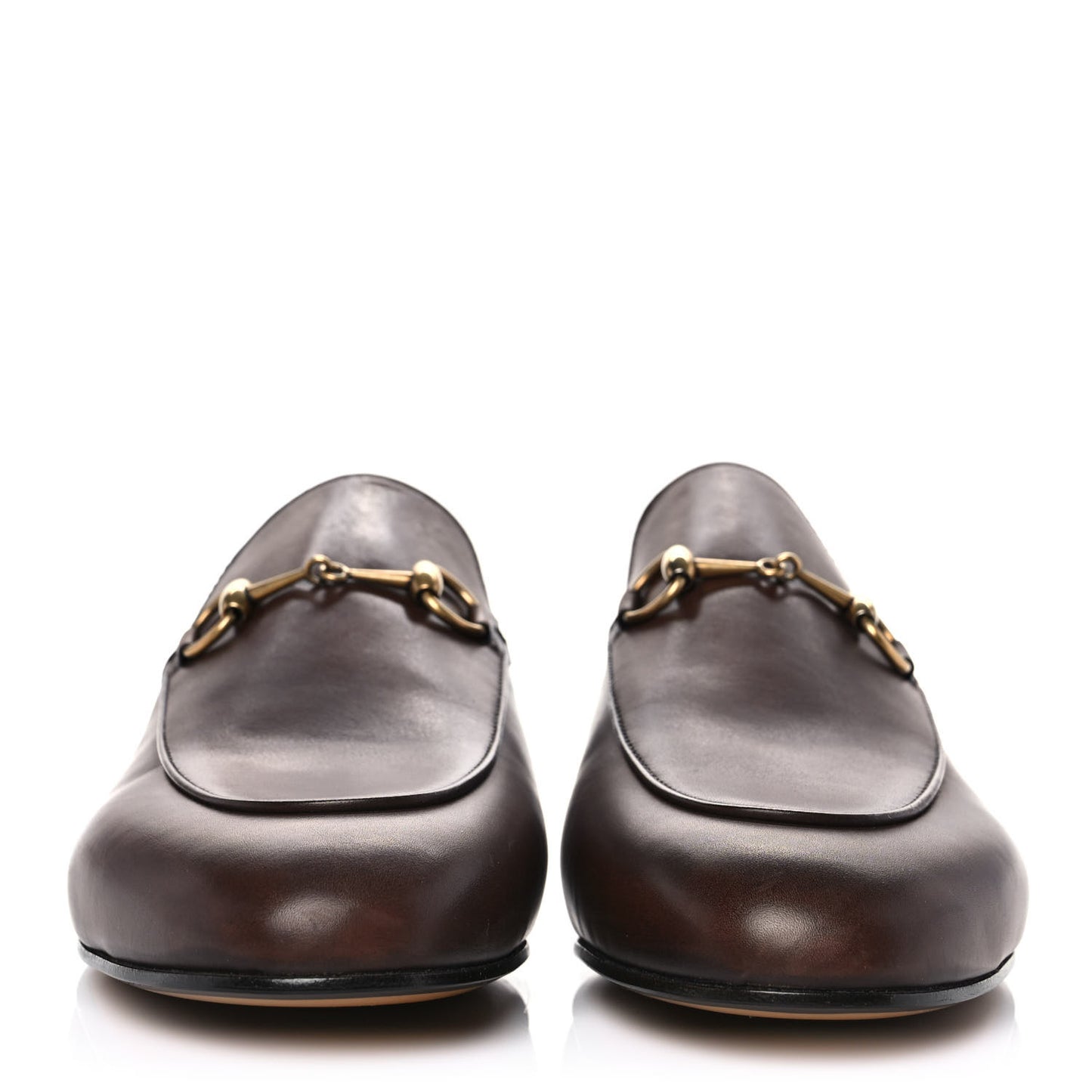 Calfskin Womens Princetown Slippers 38.5 Brown