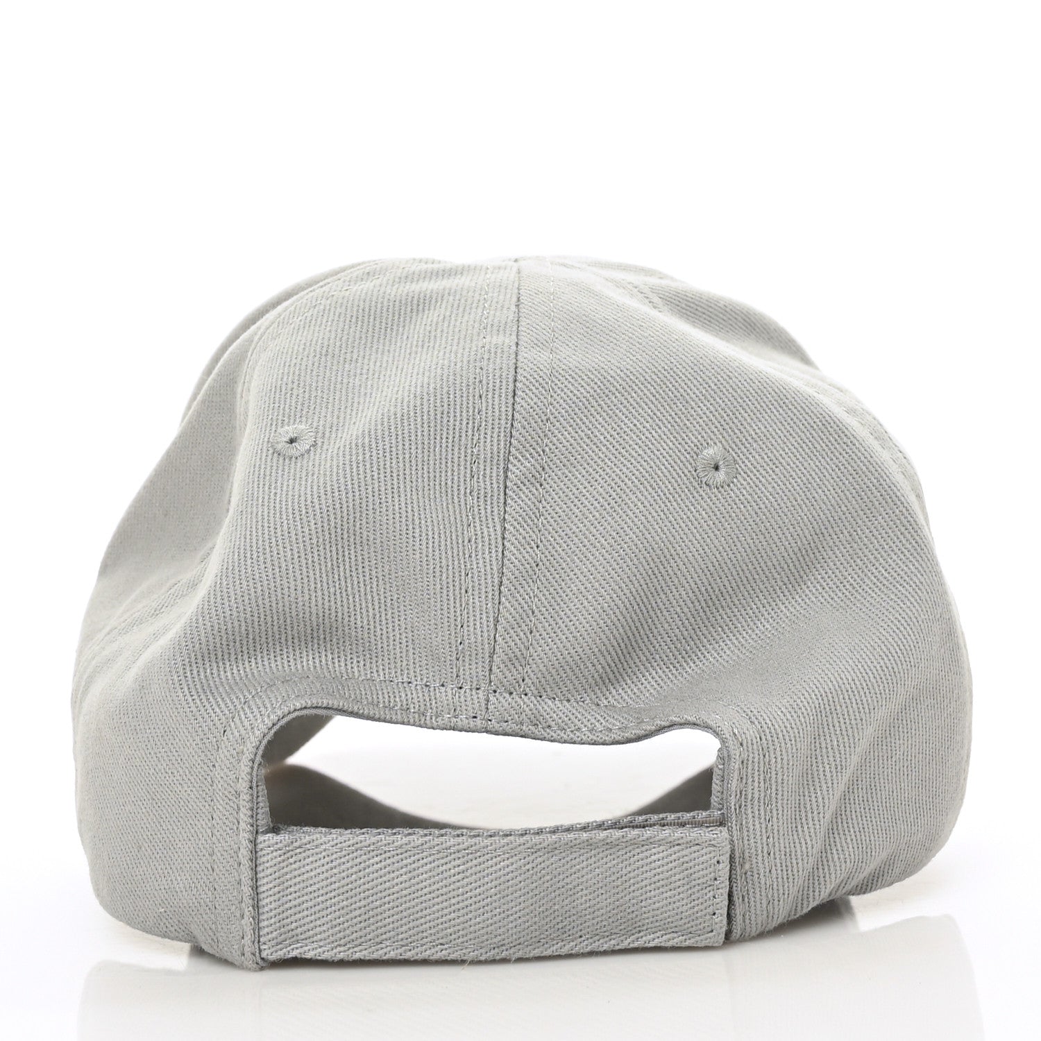 Balenciaga Cotton Drill Logo Classic Baseball Hat 59 L Lead Black 5 of 8