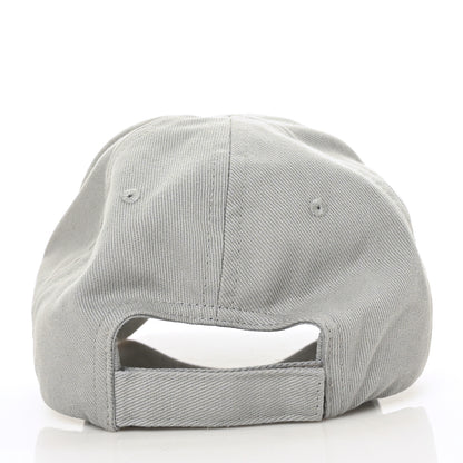 Balenciaga Cotton Drill Logo Classic Baseball Hat 59 L Lead Black 5 of 8