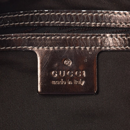 Gucci Metallic Monogram GG Plus Boston Tote Bronze 6 of 12