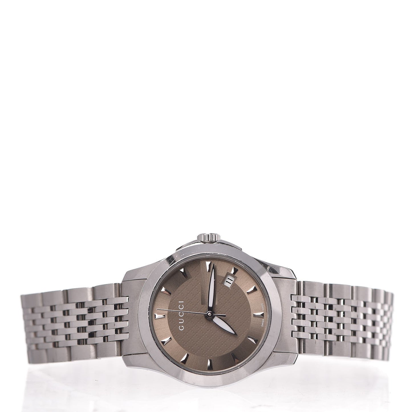 Stainless Steel 27mm G-Timeless Quartz Watch Brown