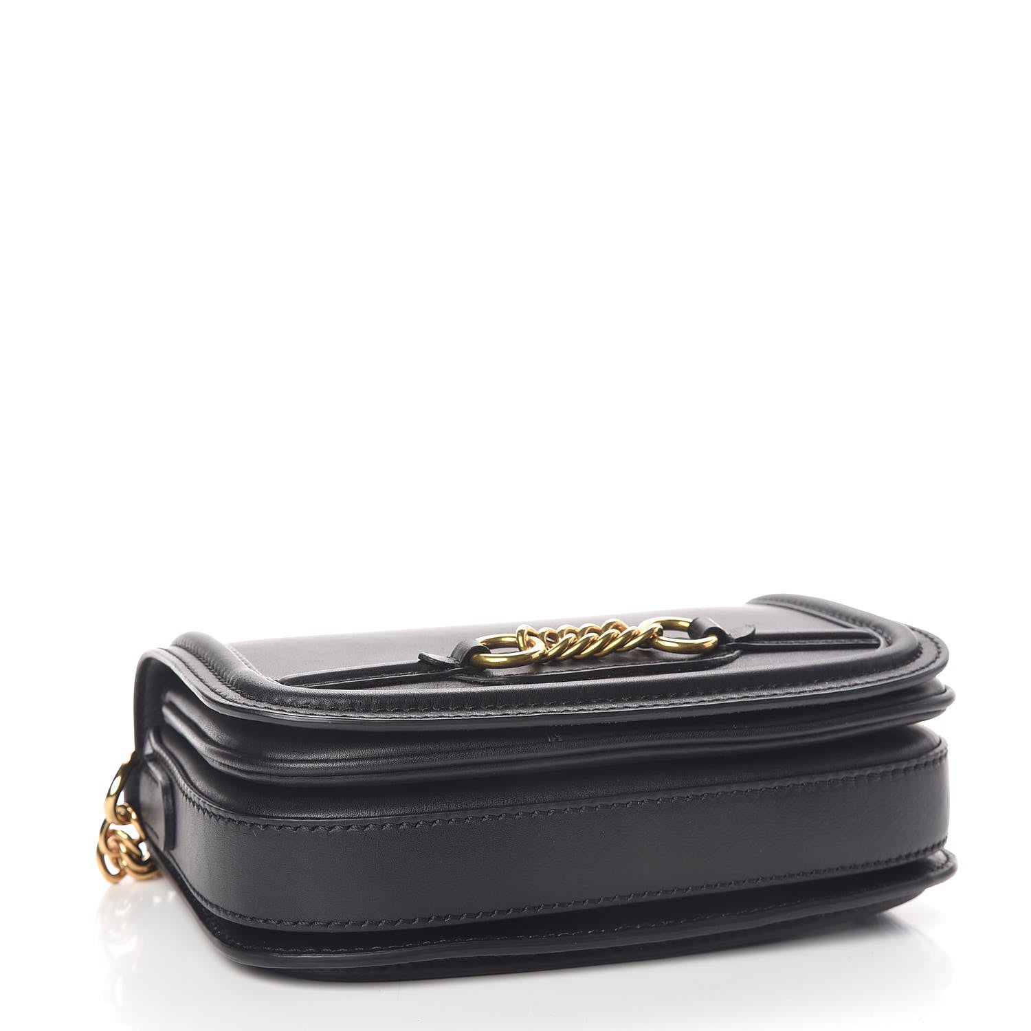 Burberry Smooth Calfskin Link Shoulder Bag Black 4 of 10