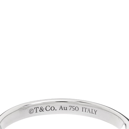 Tiffany 18K White Gold Diamond 8mm HardWear Ball Ring 55 7.25 5 of 6