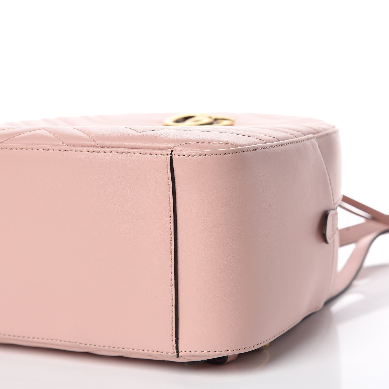 Gucci Calfskin Matelasse GG Marmont Dome Backpack Perfect Pink 9 of 9
