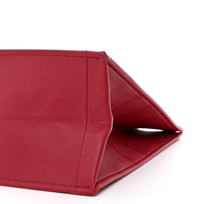 Christian Dior Calfskin Embossed Large Book Tote Red 11 of 15
