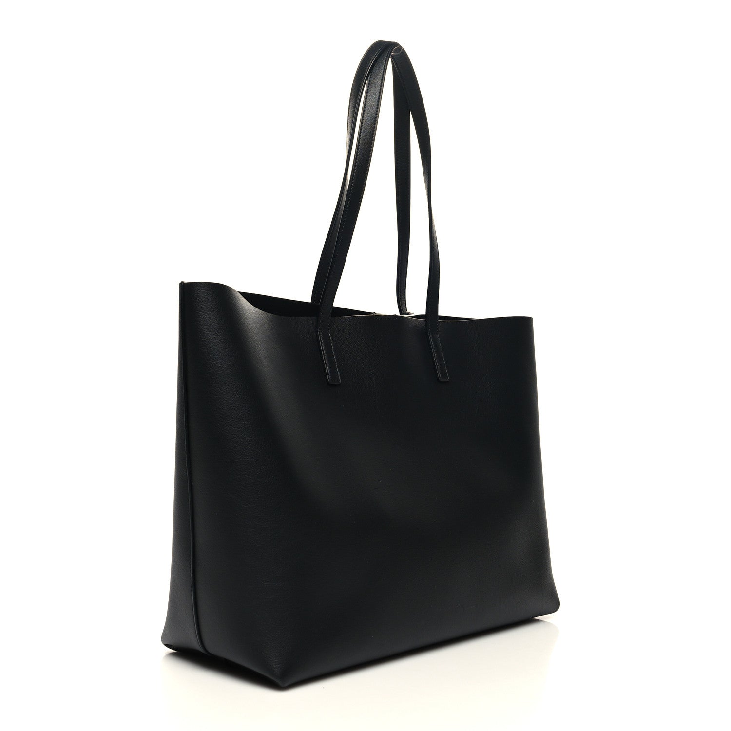 Saint Laurent Calfskin Large Shopping Tote Black 4 of 12
