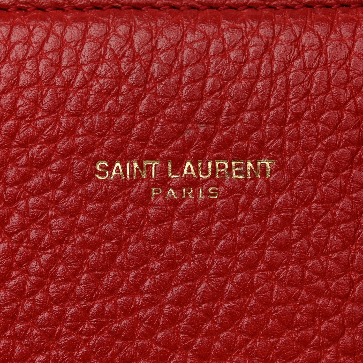 Saint Laurent Grained Calfskin Nano Sac De Jour Lipstick Red 7 of 13