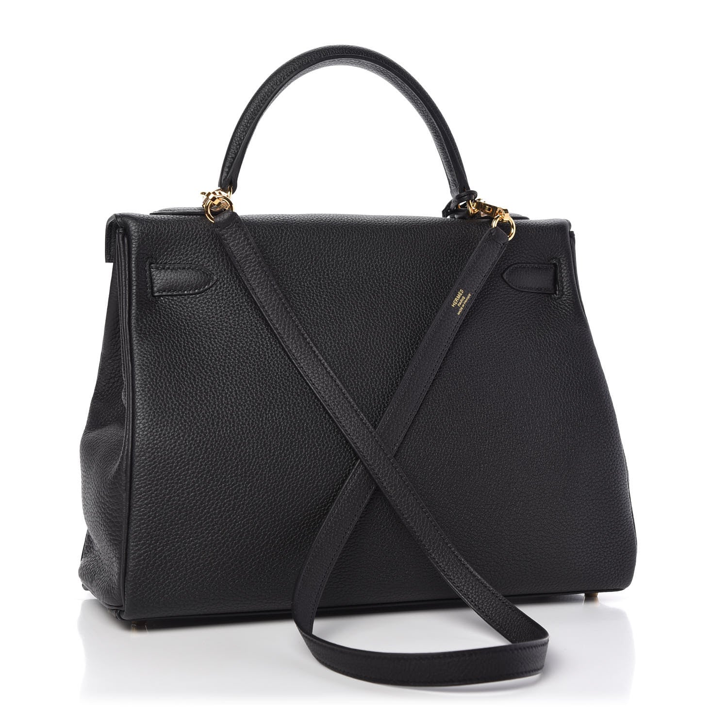 Hermes Togo Kelly Retourne 32 Black 3 of 10