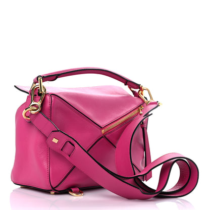 Loewe Calfskin Small Puzzle Bag Fuchsia 3 of 10