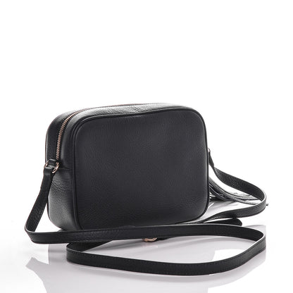 Gucci Pebbled Calfskin Small Soho Disco Bag Blue 3 of 6
