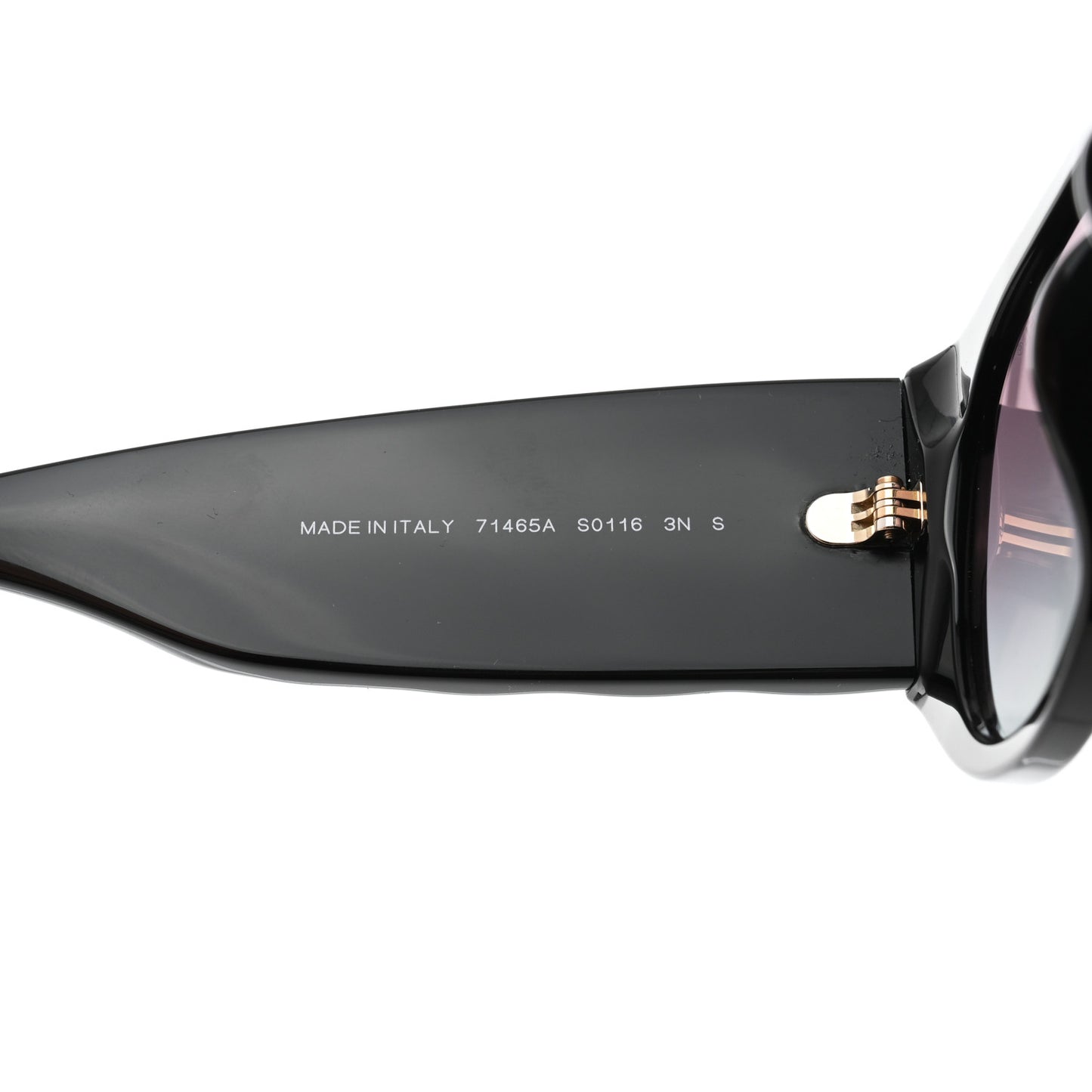 Acetate Quilted CC Pilot Sunglasses 71465 Black