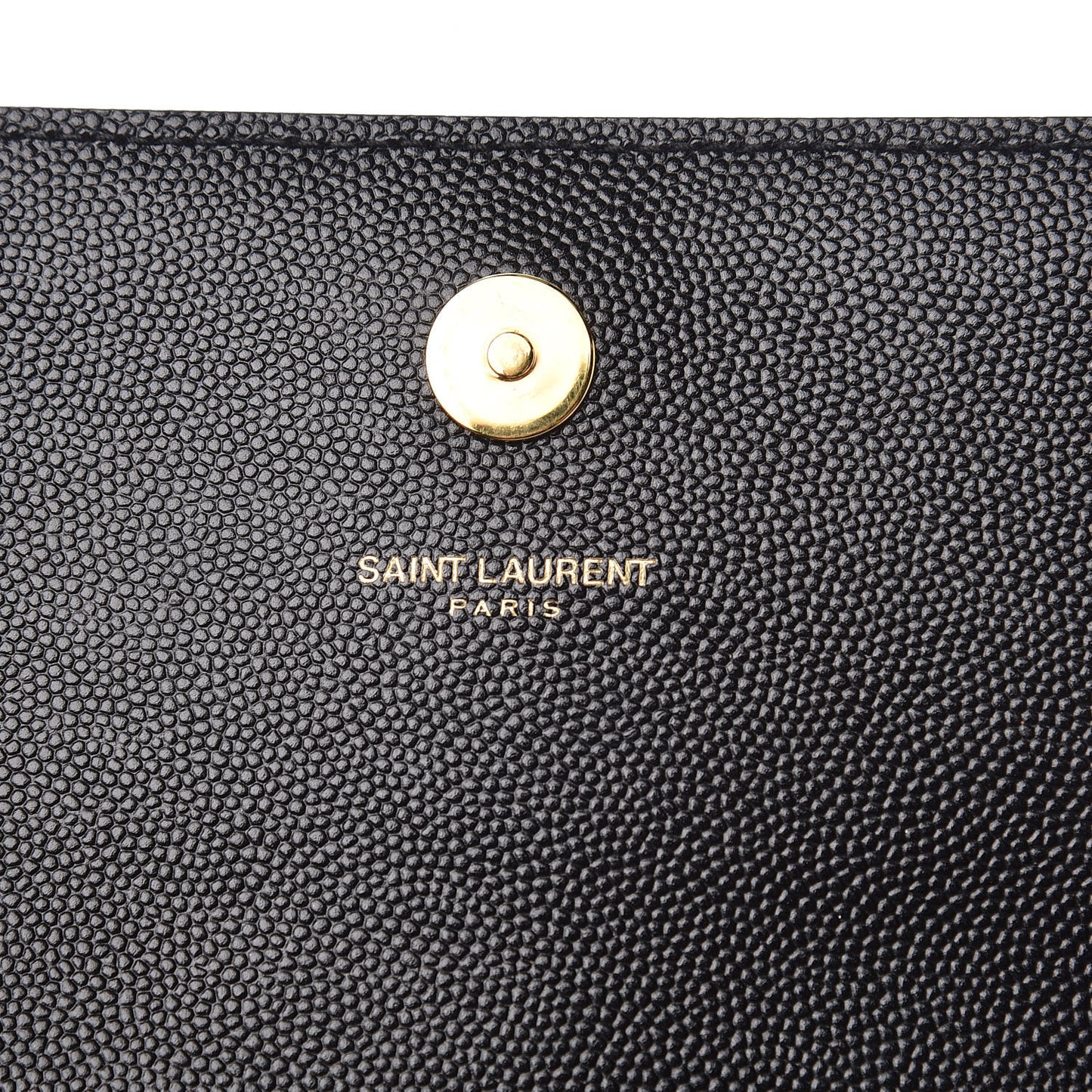 Grain De Poudre Monogram Cassandre Clutch Black