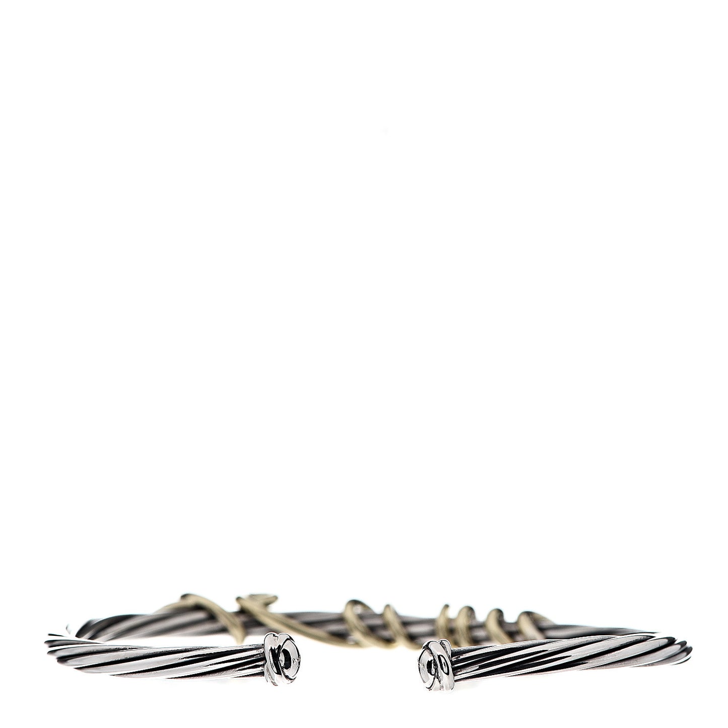 Sterling Silver 14K Yellow Gold DY Whispers Te Amo Bracelet