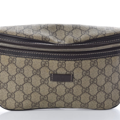 Gucci GG Supreme Monogram Belt Bag Dark Brown 10 of 10