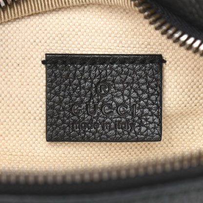 Gucci Grained Calfskin Small Logo Belt Bag Black 11 of 19
