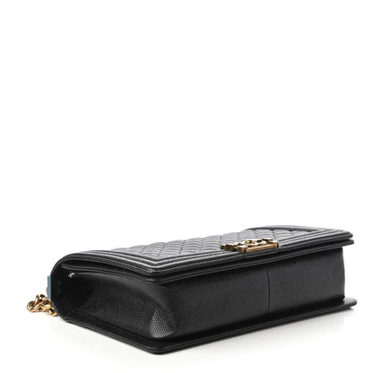 Chanel Caviar Quilted New Medium Boy Flap Black 5 of 13