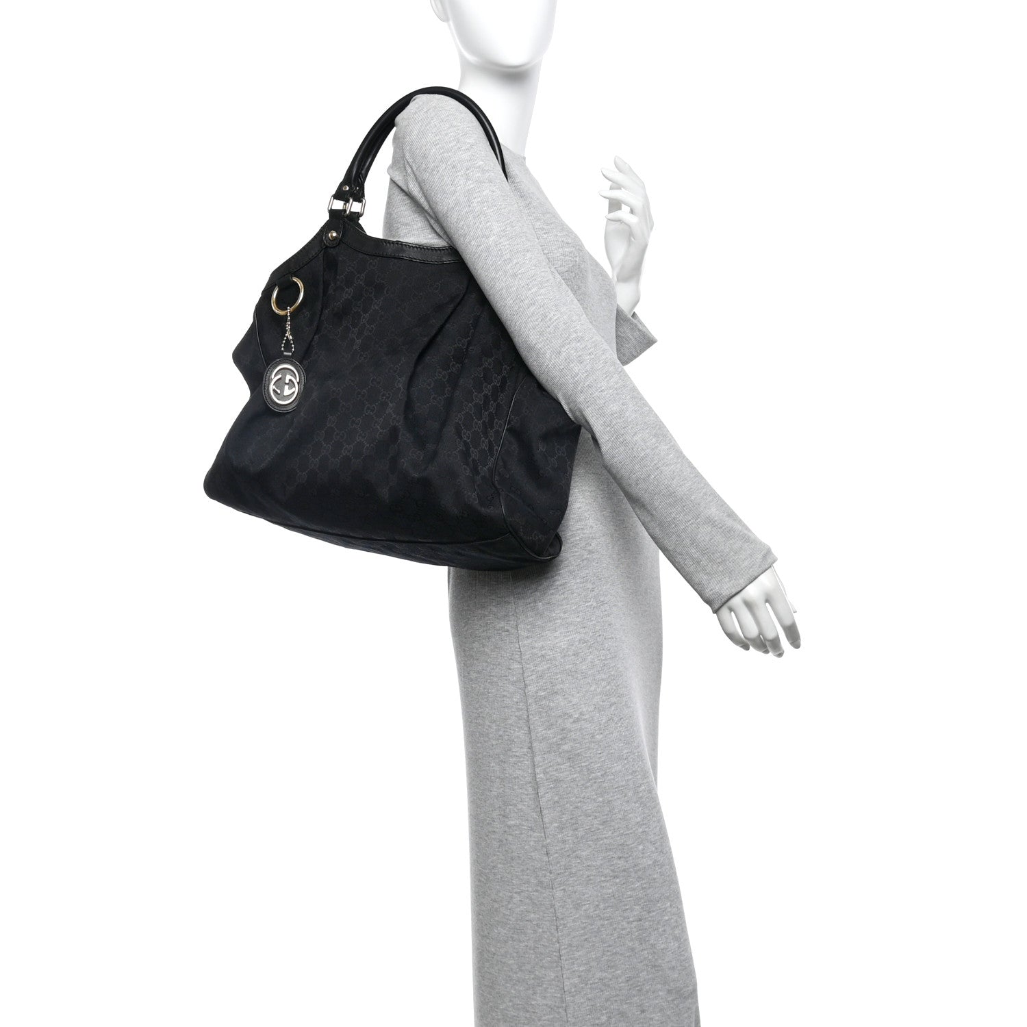 Gucci Monogram Large Sukey Black 2 of 15