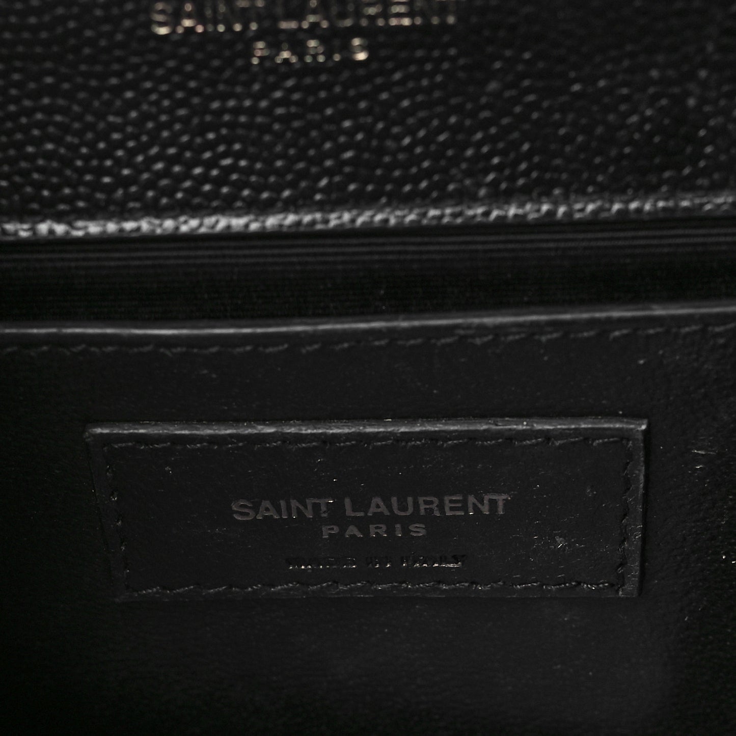 Grain De Poudre Small Monogram Kate Satchel Black