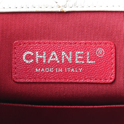 Chanel Aged Calfskin Quilted Small Gabrielle Backpack Black White 6 of 9
