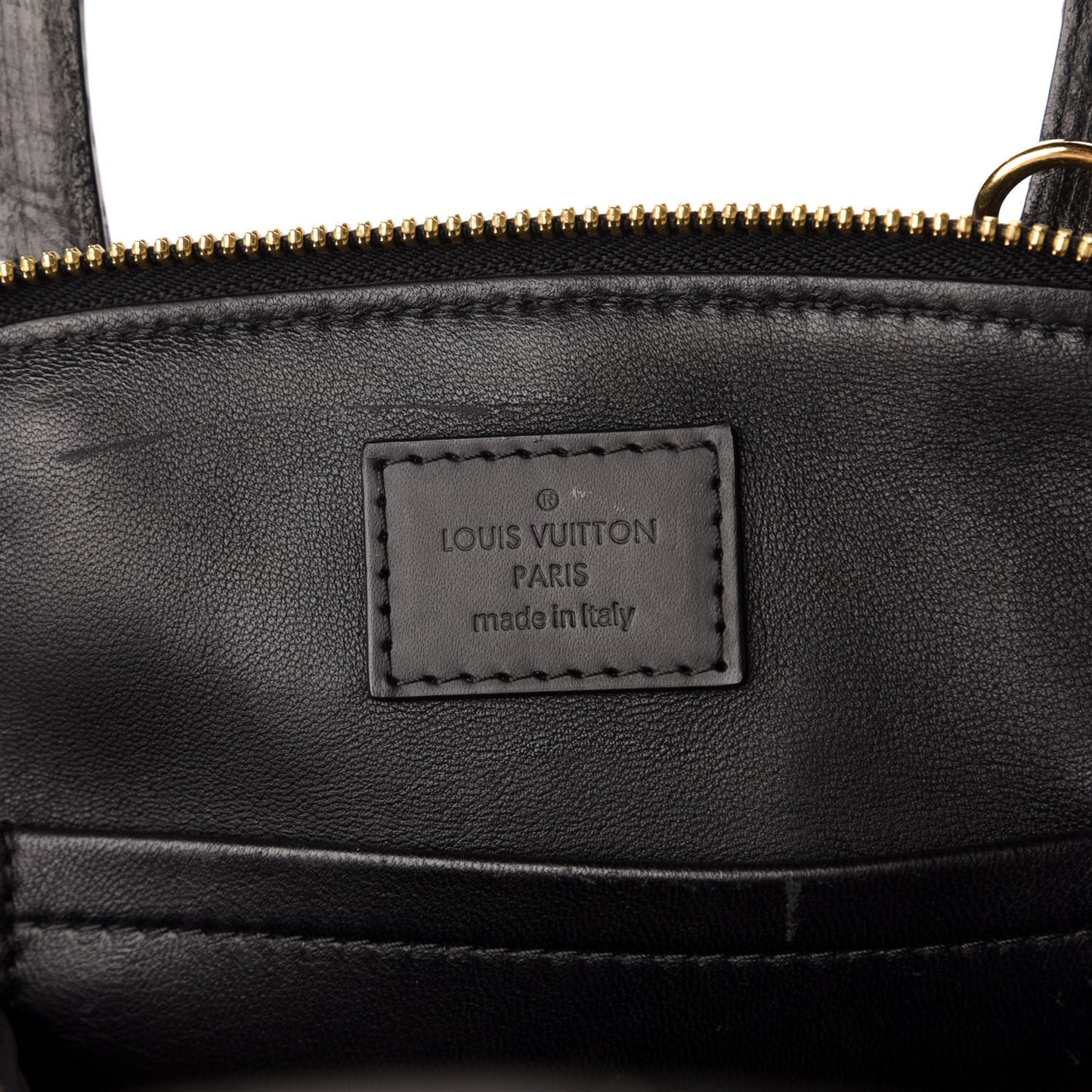Lambskin Malletage Alma BB Bleuet