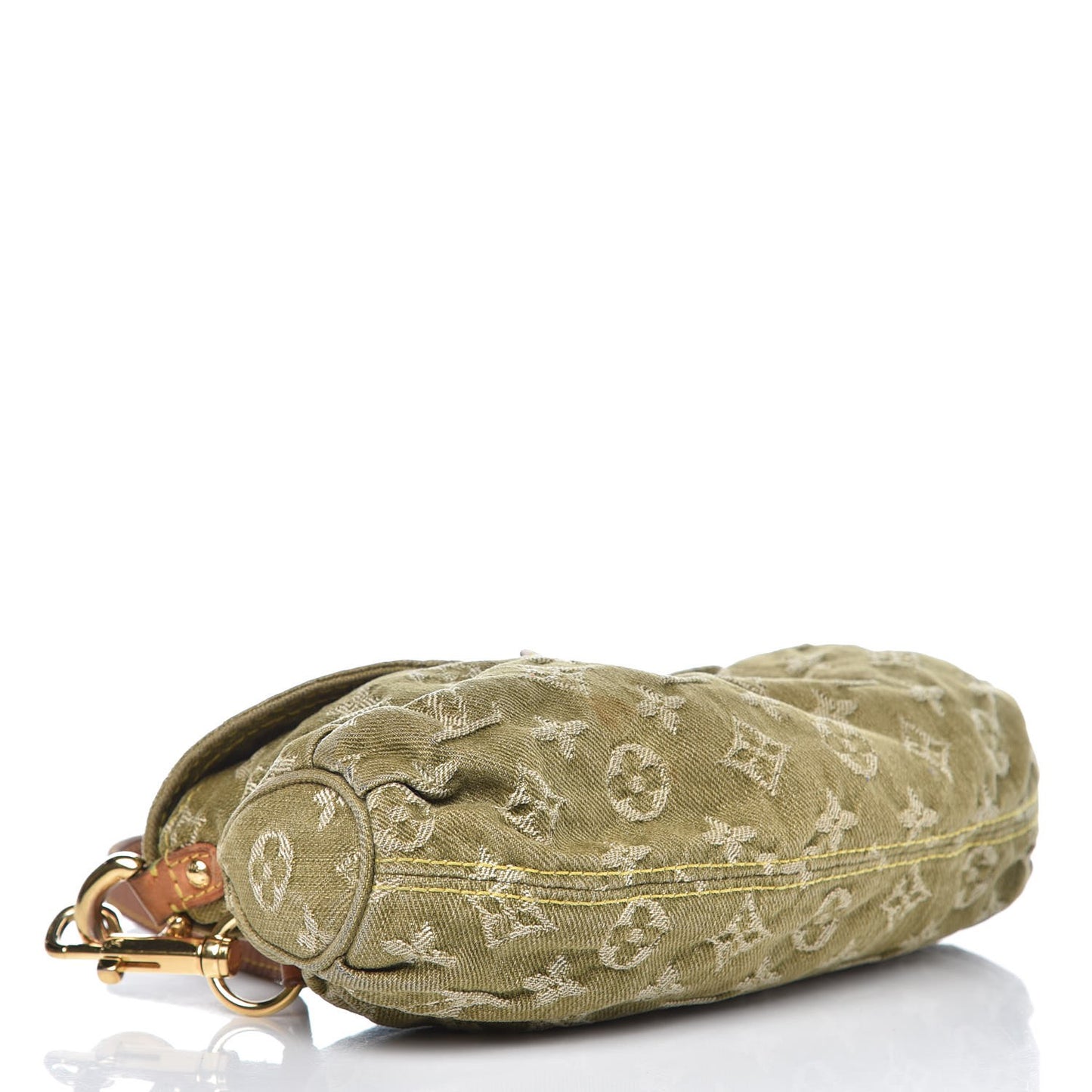 Monogram Denim Mini Pleaty Lichen