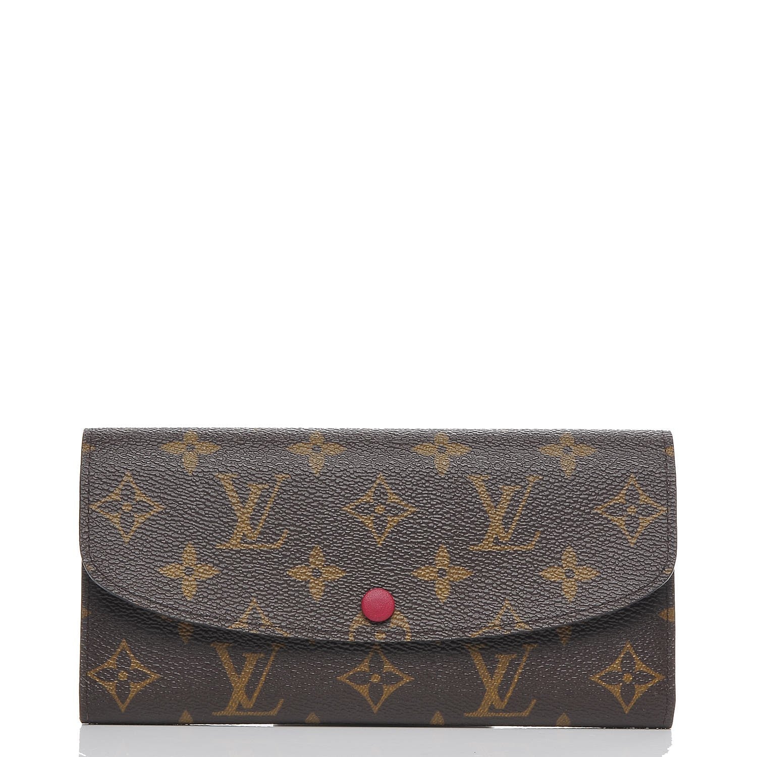 Louis Vuitton Monogram Emilie Wallet Fuchsia 1 of 6