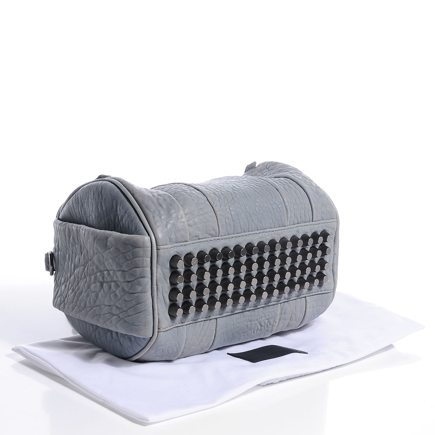 Alexander Wang Pebbled Leather Rockie Mercury with Black Nickel Hardware 4 of 7