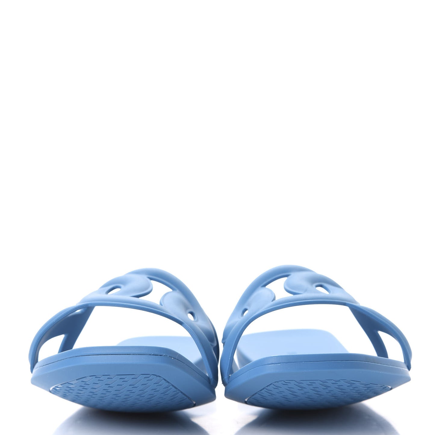 Rubber Aloha Sandals 38 Blue Vif