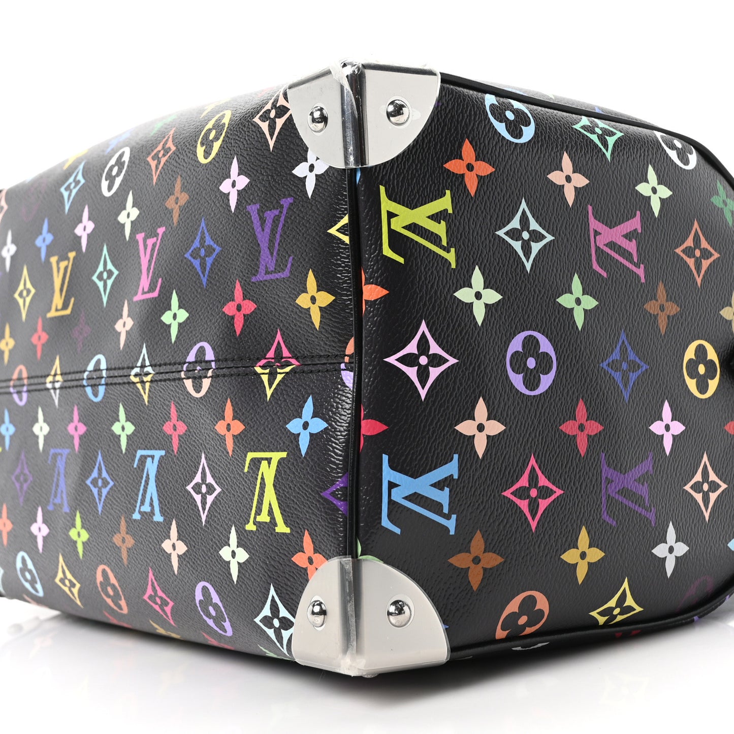 LV X TM Monogram Multicolor Speedy Soft 30 Black