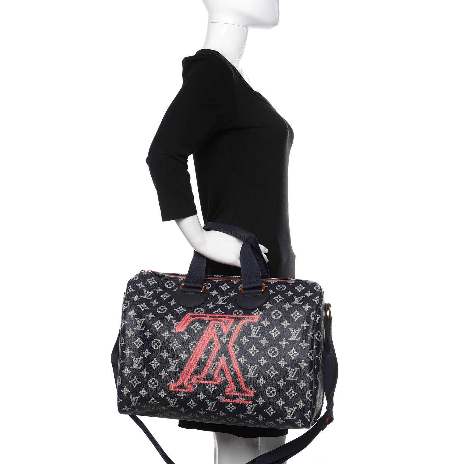 Louis Vuitton Monogram Upside Down Speedy Bandouliere 40 3 of 9