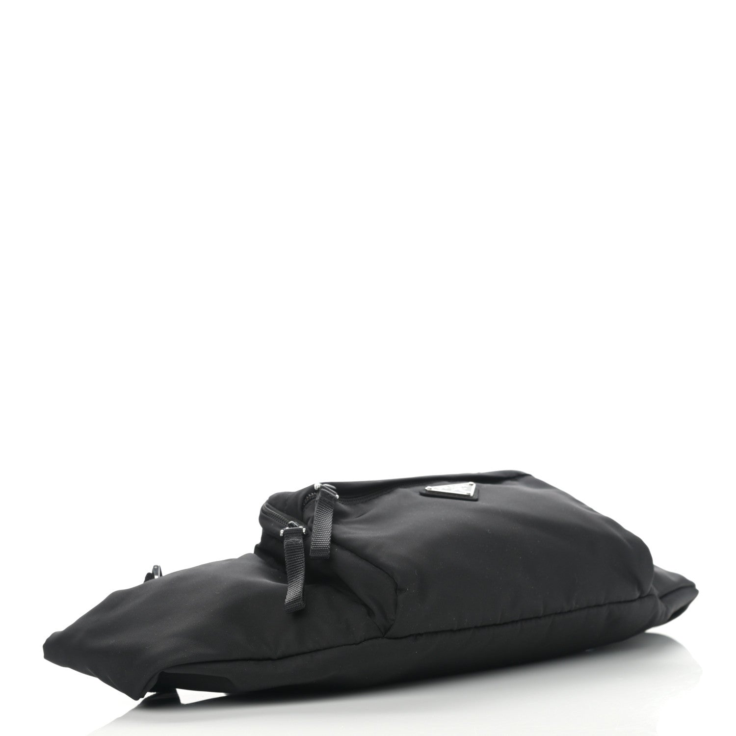 Prada Tessuto Nylon Belt Bag Black 3 of 12