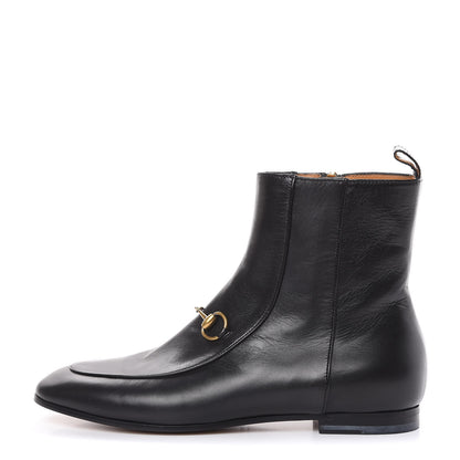 Gucci Malaga Kid Womens Jordaan Ankle Boots 37.5 Black 1 of 10