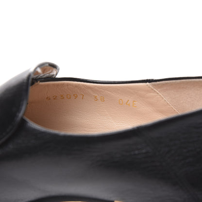Gucci Goatskin Crystal Womens Horsebit Loafers 38 Black 7 of 10