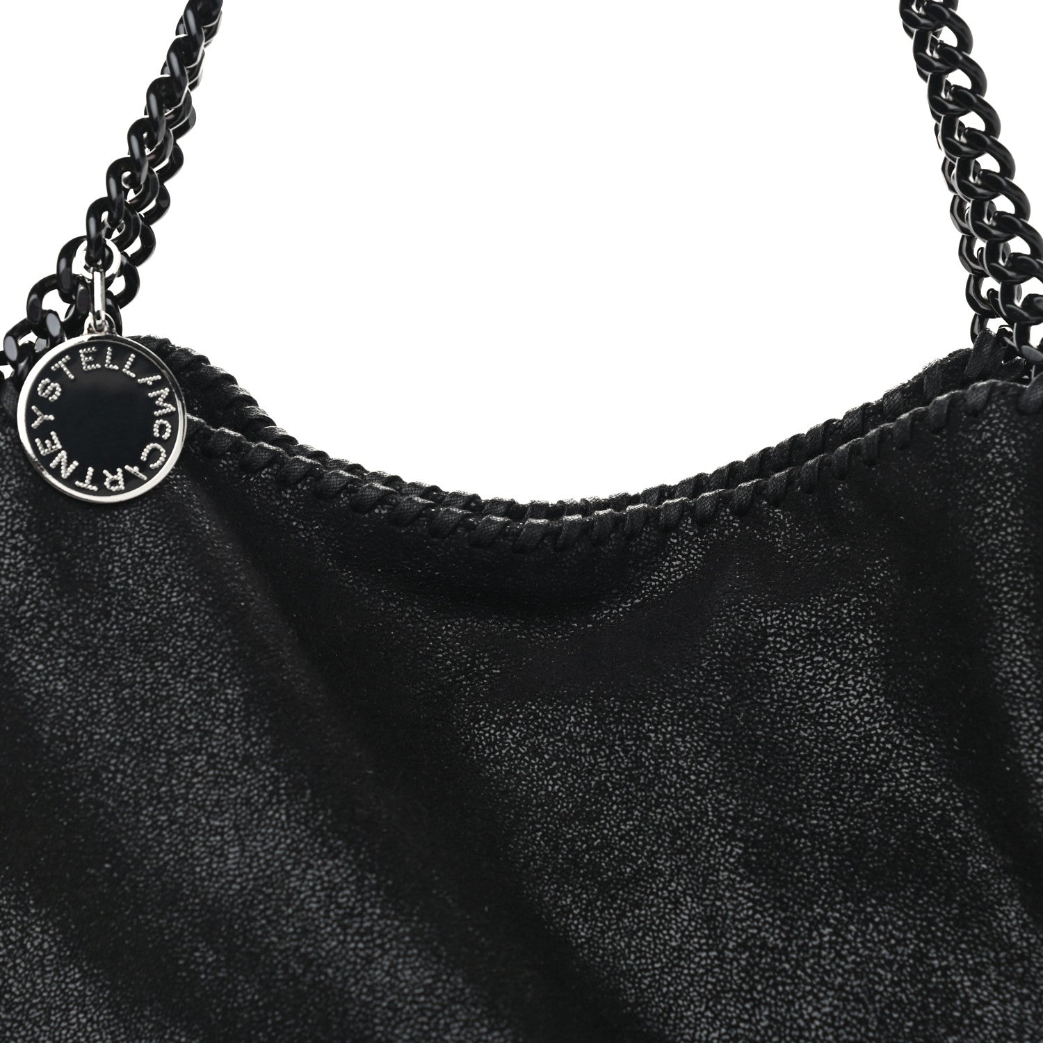Stella McCartney Shaggy Deer Small Falabella Tote Black 8 of 10