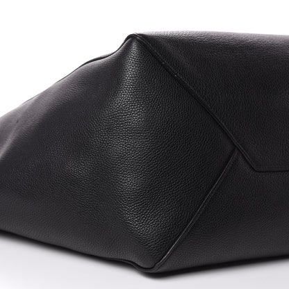 Celine Soft Grained Calfskin Medium Belt Cabas Phantom Black 9 of 14