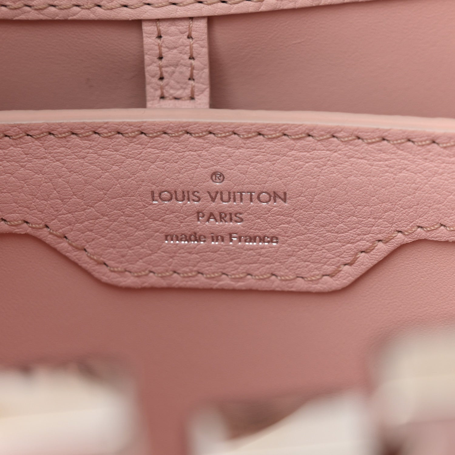 Louis Vuitton Taurillon Braided Capucines MM  Light Pink 6 of 9