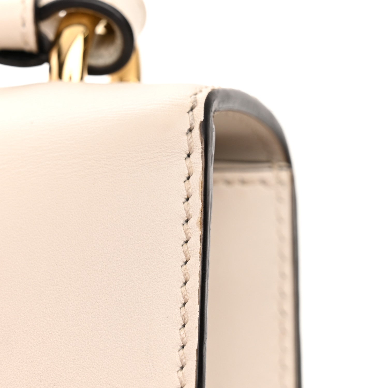 Gucci Calfskin Small Sylvie Shoulder Bag Off White 23 of 24