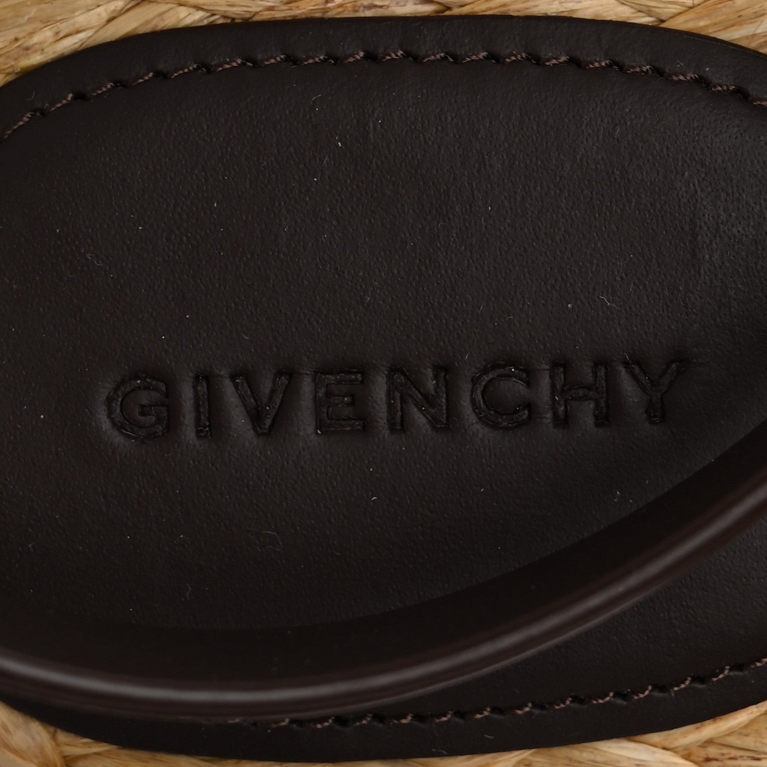 Givenchy Calfskin Raffia 4G Liquid Espadrille Sandals 35 Ebony Natural 9 of 11