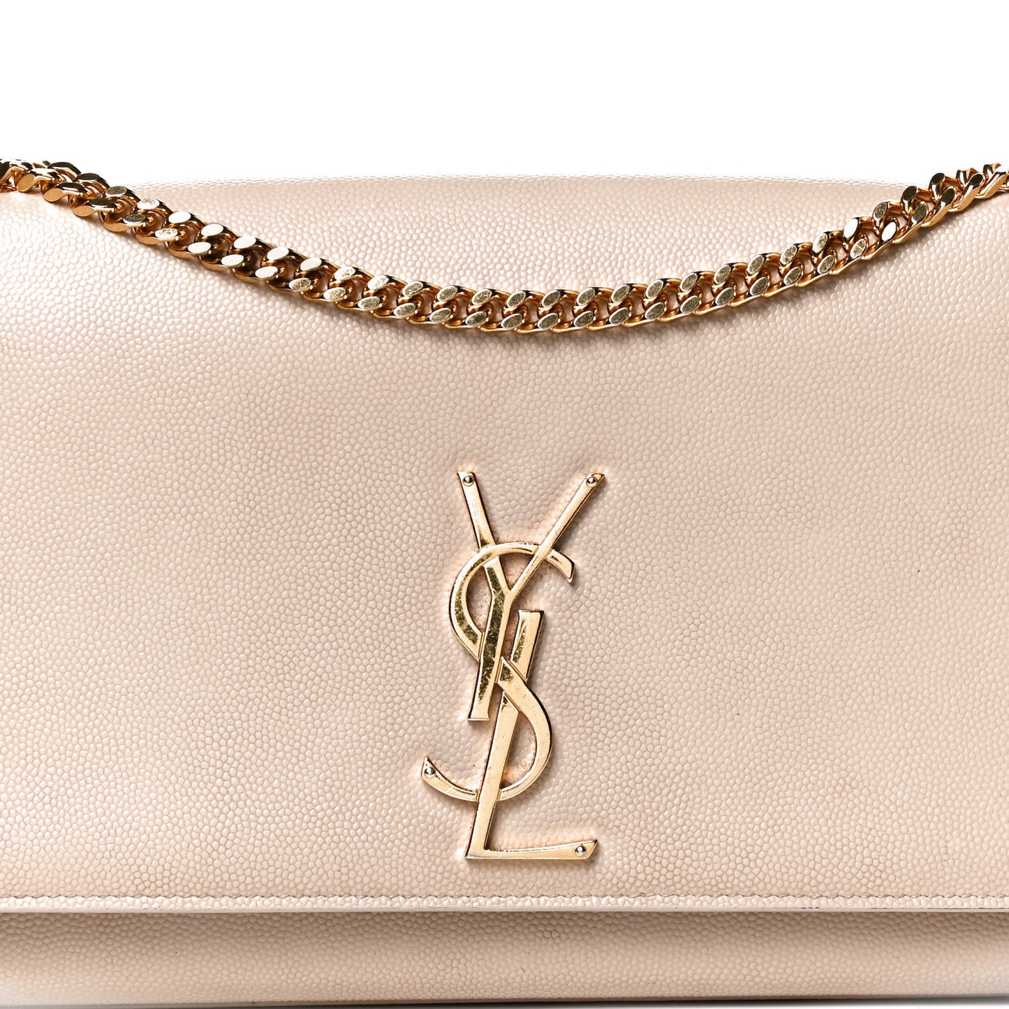 Grain De Poudre Medium Monogram Kate Satchel Nude Powder