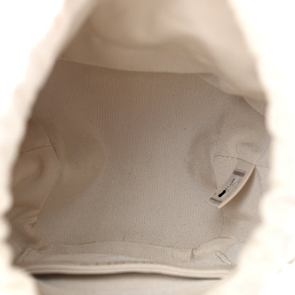 Chanel Lambskin Bucket Chain Drawstring Bag Beige 5 of 9