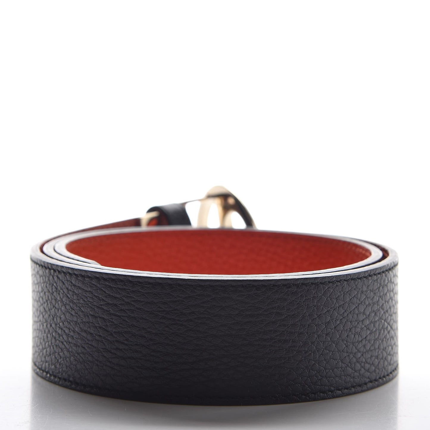 Calfskin 1973 Reversible Belt 80 32 Orange Black